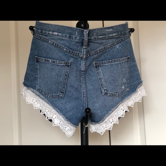 Free people lace trim shorts - Picture 4 of 5